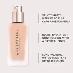 Anastasia Beverly Hills Impeccable Blurring Second-Skin Matte Foundation meikkivoide 35 ml