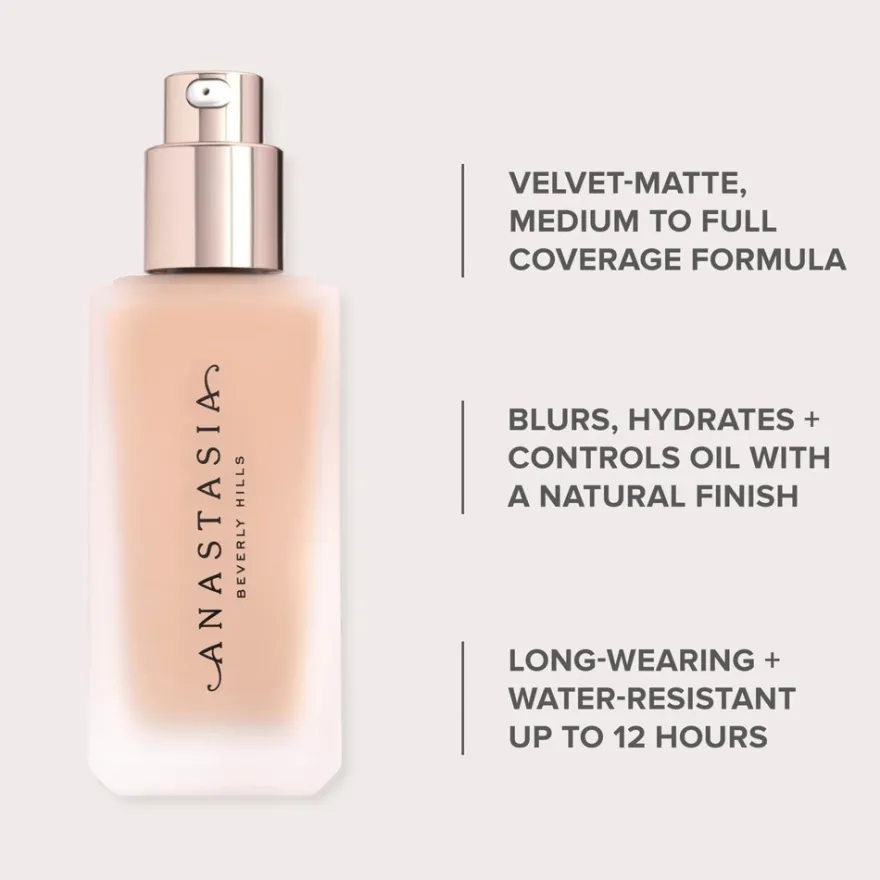 Anastasia Beverly Hills Impeccable Blurring Second-Skin Matte Foundation meikkivoide 35 ml