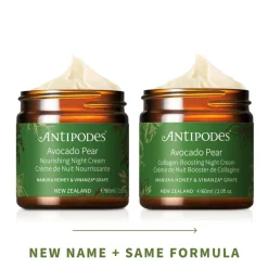 Antipodes Avocado Pear Collagen-Boosting Night Cream yövoide 60 ml