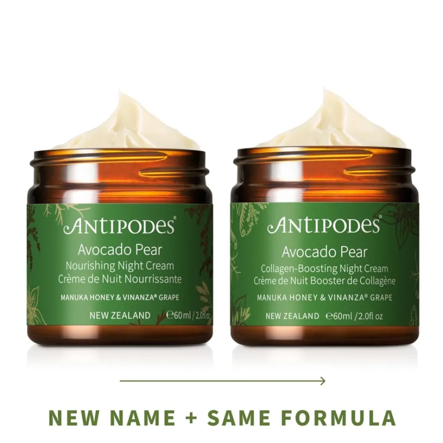 Antipodes Avocado Pear Collagen-Boosting Night Cream yövoide 60 ml
