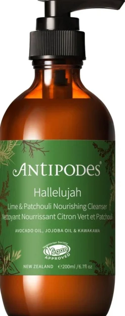 Antipodes Hallelujah Lime & Patchouli Nourishing Cleanser puhdistusvoide 200 ml