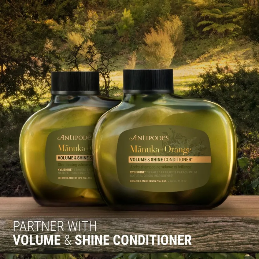 Antipodes Manuka + Orange Volume & Shine Shampoo tuuheuttava shampoo