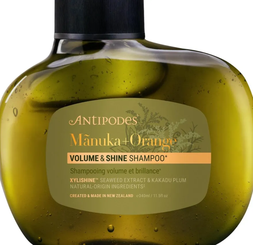 Antipodes Manuka + Orange Volume & Shine Shampoo tuuheuttava shampoo