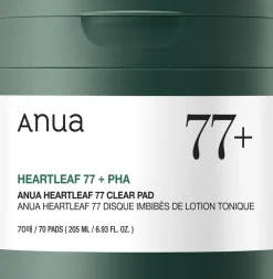 Anua heartleaf 77% clear pad 160ml (70 ea)