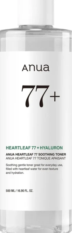 Anua heartleaf 77% soothing toner 500ml