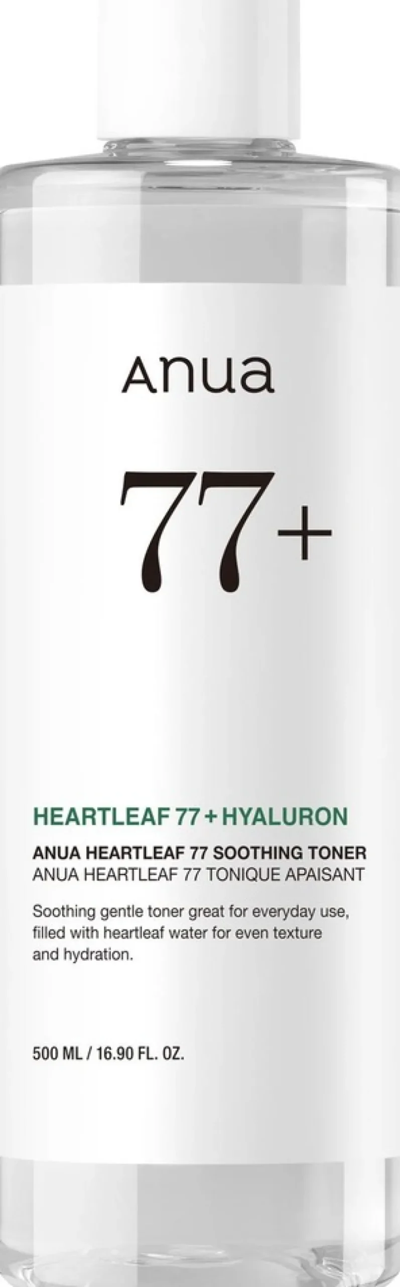 Anua heartleaf 77% soothing toner 500ml