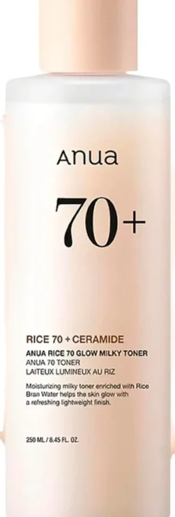 Anua rice 70 glow milky toner 250ml