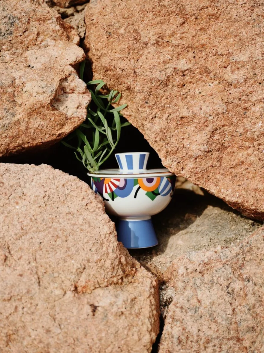 Arabia 24H Tivoli rasia kannella 13x13cm