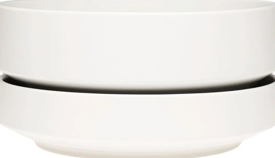 Arabia kukkaruukku SN 22 cm matala valk.