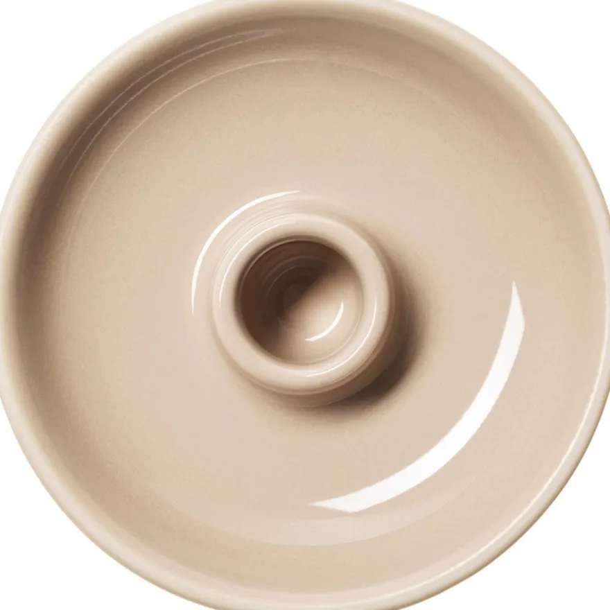 Arabia kynttilänjalka Kirnu 11x3,5 cm beige
