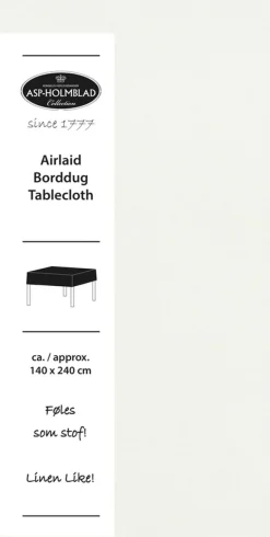ASP pöytäliina 140 x 240 cm valkoinen