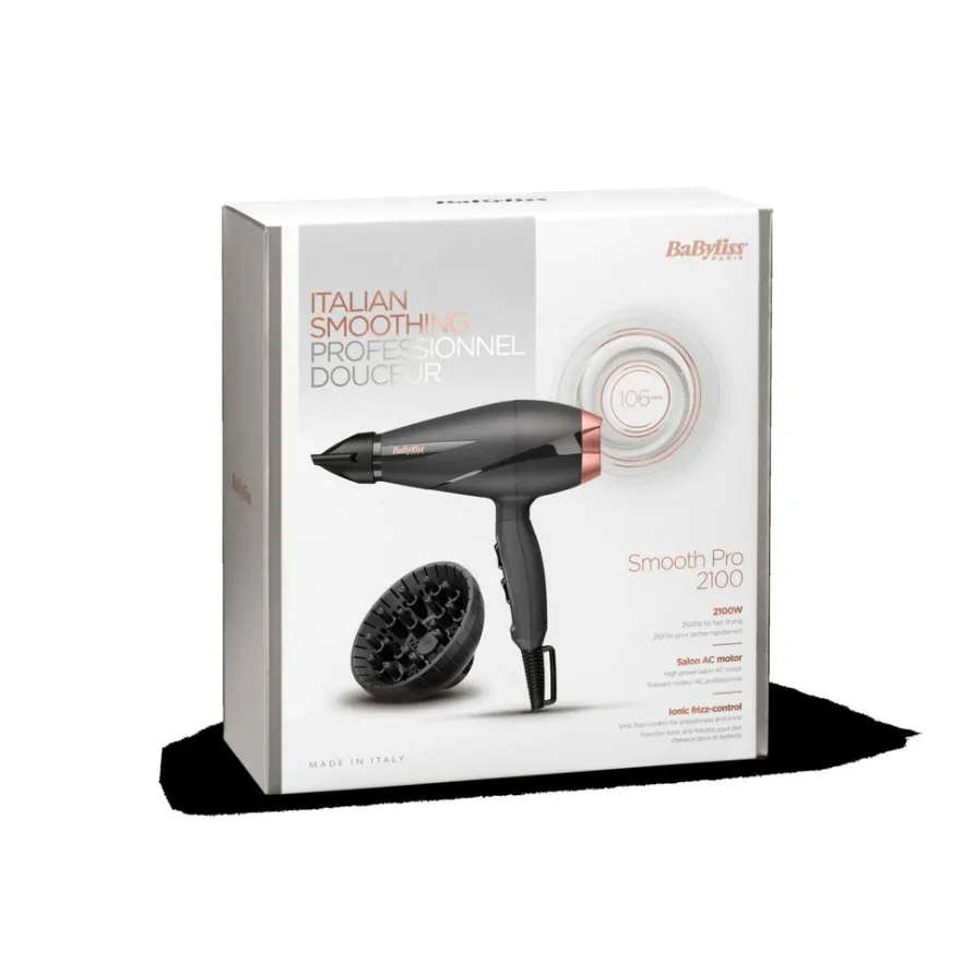 BaByliss hiustenkuivaaja Smooth Pro 2100
