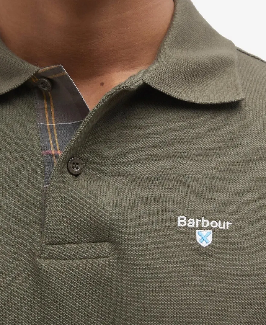 Barbour Tartan Pique pikeepaita