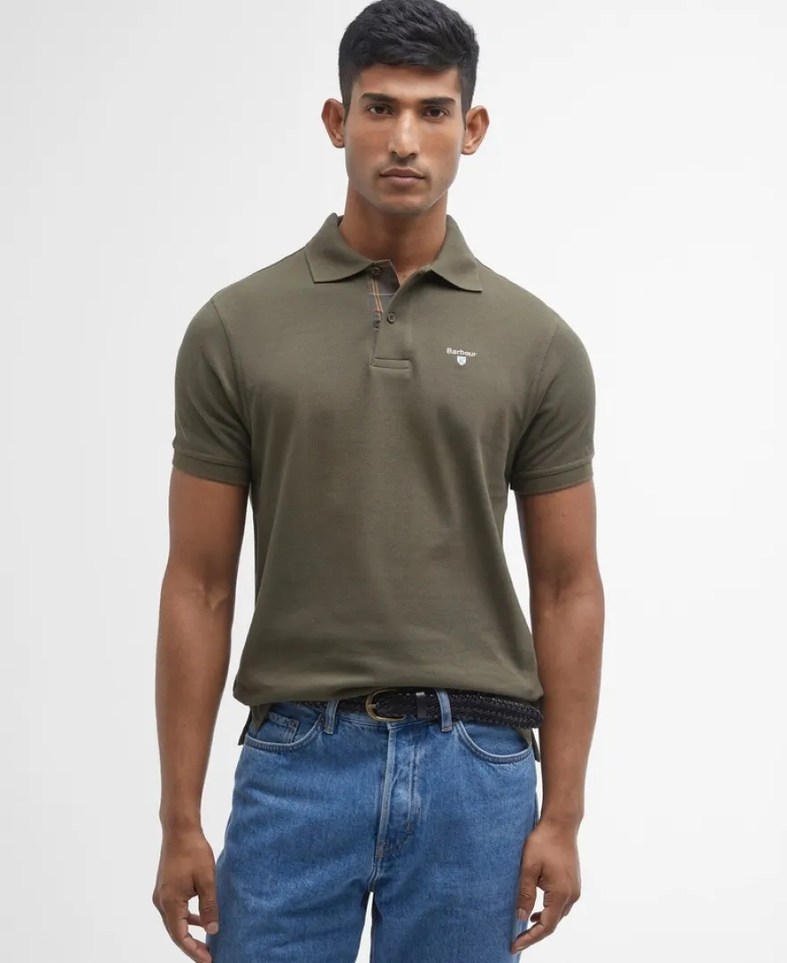 Barbour Tartan Pique pikeepaita