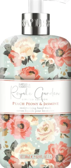 Baylis & Harding Royale Garden Peach Peony & Jasmine Hand Wash -käsisaippua 500ml
