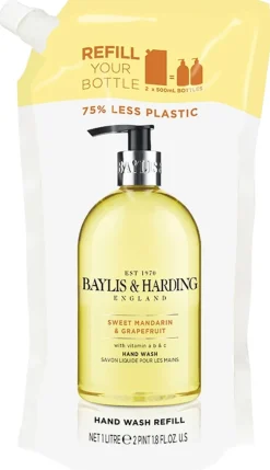 Baylis & Harding Sweet Mandarin & Grapefruit käsisaippua täyttöpakkaus 1000ml