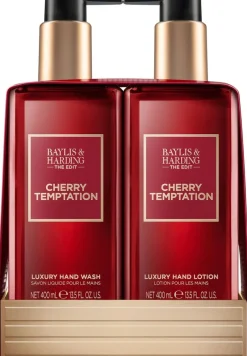 Baylis & Harding The Edit Cherry Temptation 2 Bottle Set -käsienhoitosetti 400ml + 400ml