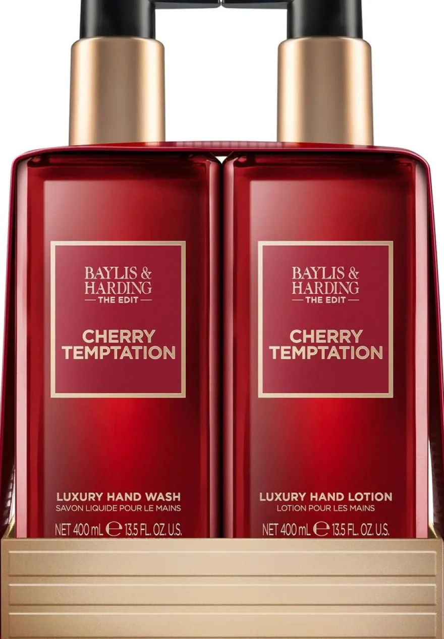 Baylis & Harding The Edit Cherry Temptation 2 Bottle Set -käsienhoitosetti 400ml + 400ml