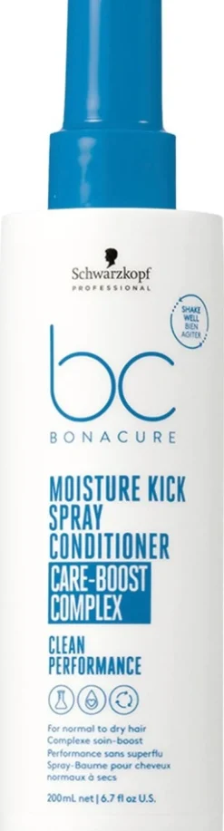 BC Bonacure Moisture Kick Spray Conditioner 200 ml New Formula