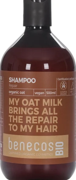benecosBIO luomu kaura shampoo korjaava 500 ml