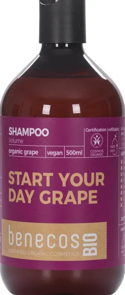 benecosBIO luomu viinirypäle shampoo volyymi 500 ml