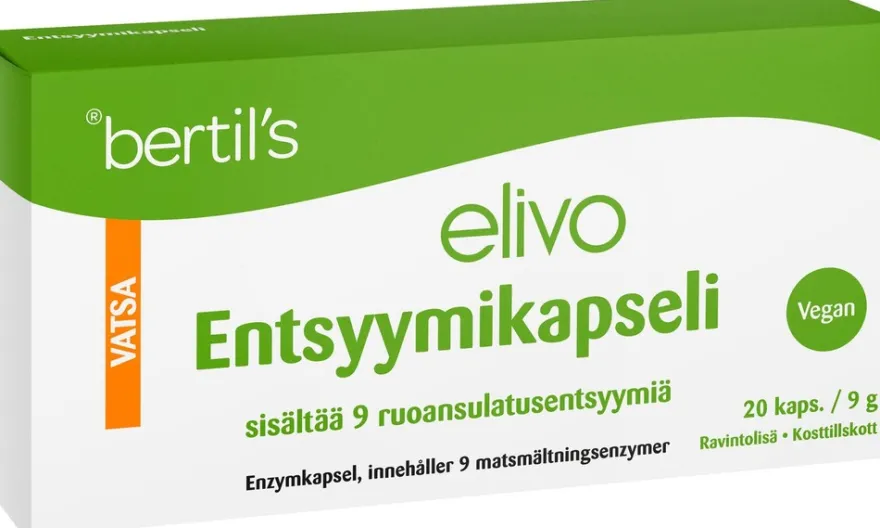 bertil´s Elivo Entsyymikapseli 20 tb