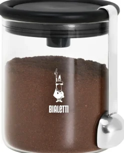 Bialetti kahvipurkki kahvimitalla, lasi