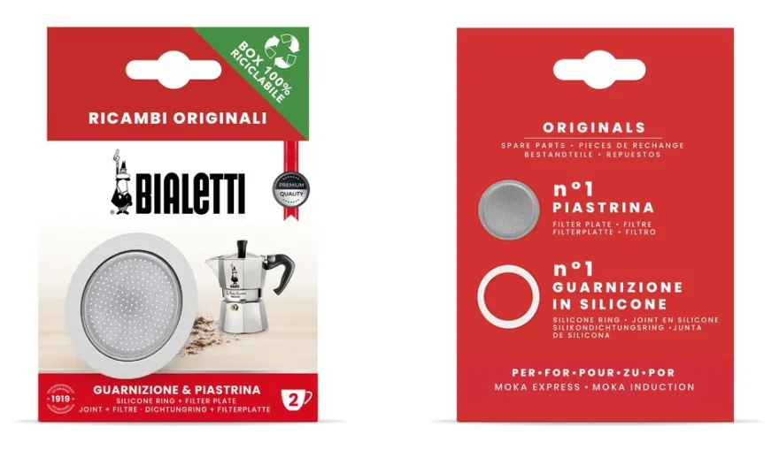 Bialetti 3 tiivistettä ja filtteri 2 k, Moka Express
