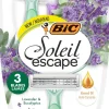BIC varsiterä Soleil Escape 3 Lavender & Eucalyptus 3-pack