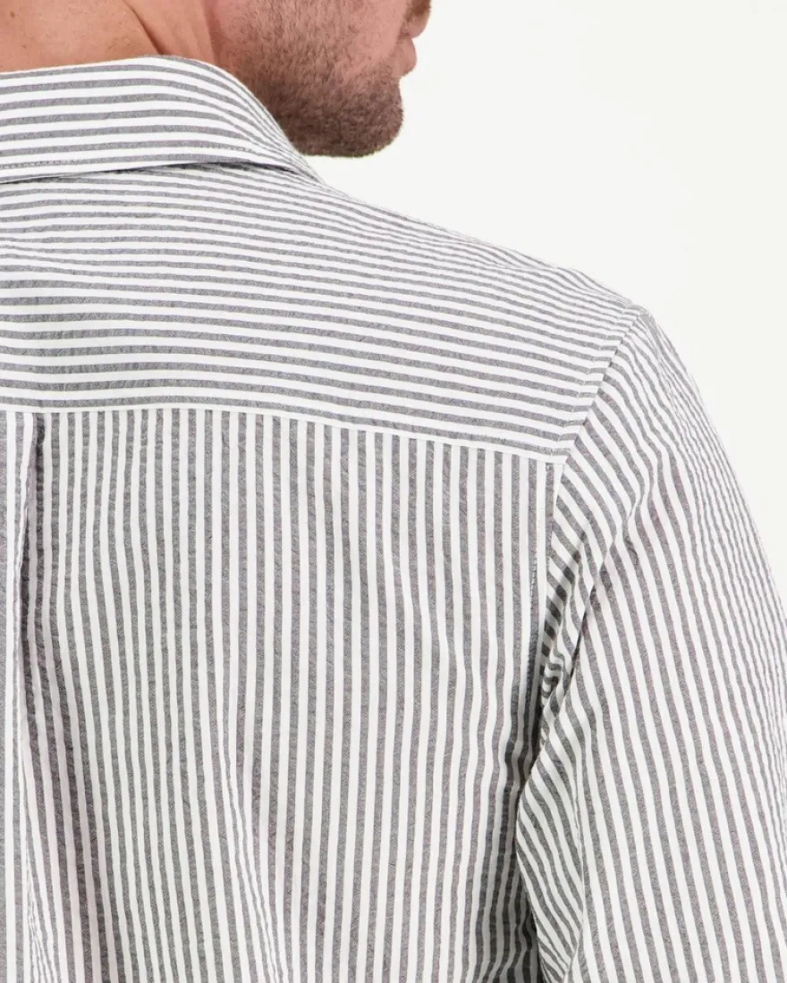 Billebeino Brick striped collar paita