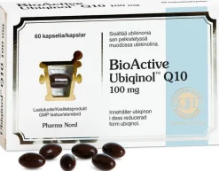 BioActive Ubiqinol™ Q10 100 mg ravintolisä 60 kaps.
