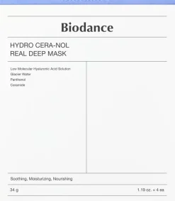 Biodance Hydro Cera-Nol Real Deep Mask box kasvonaamiopakkaus