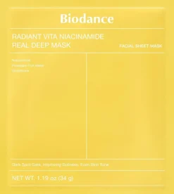 Biodance Radiant Vita Niacinamide Real Deep Mask kasvonaamio