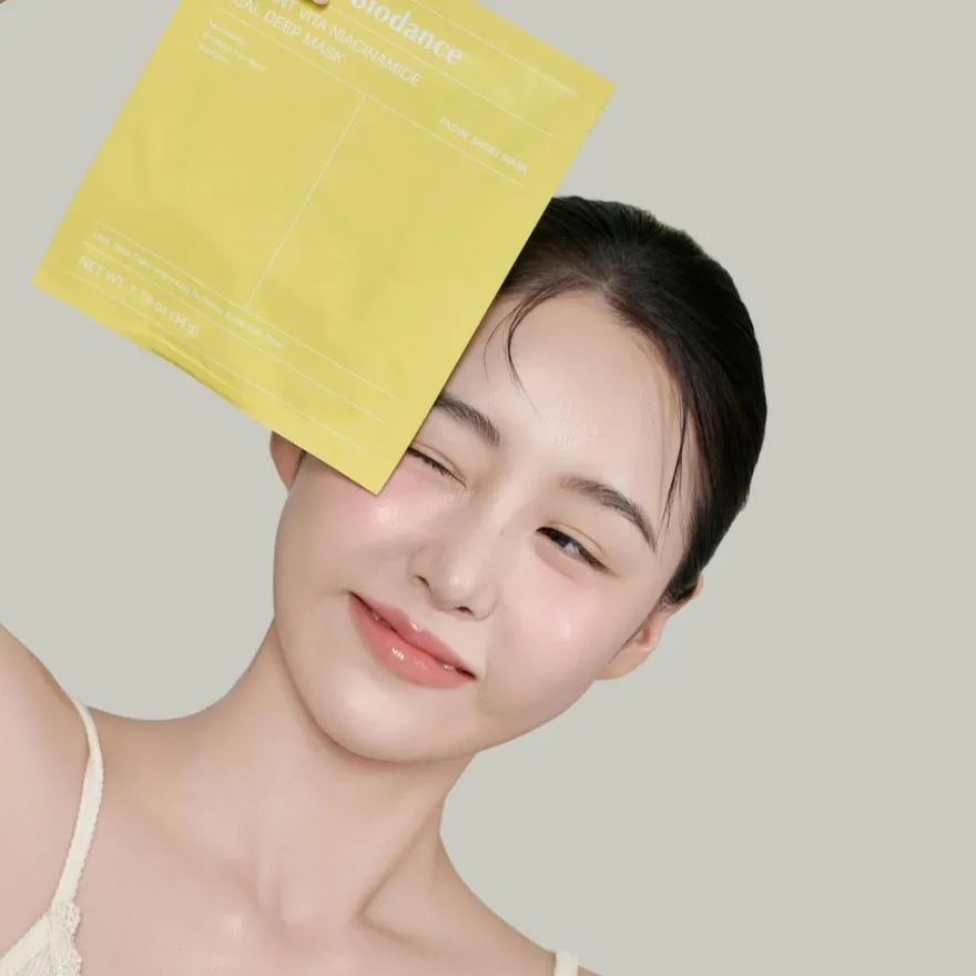 Biodance Radiant Vita Niacinamide Real Deep Mask kasvonaamio