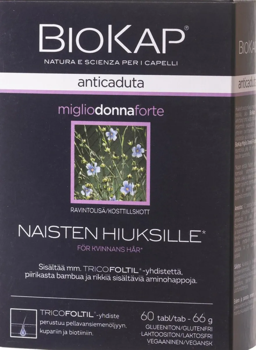 Biokap Anticaduta miglio donna forte 60 tabl.