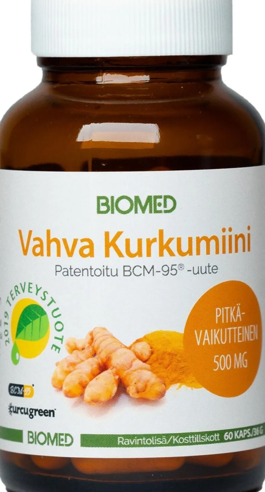 Biomed Vahva Kurkumiini BCM-95®-uute 60 kaps.