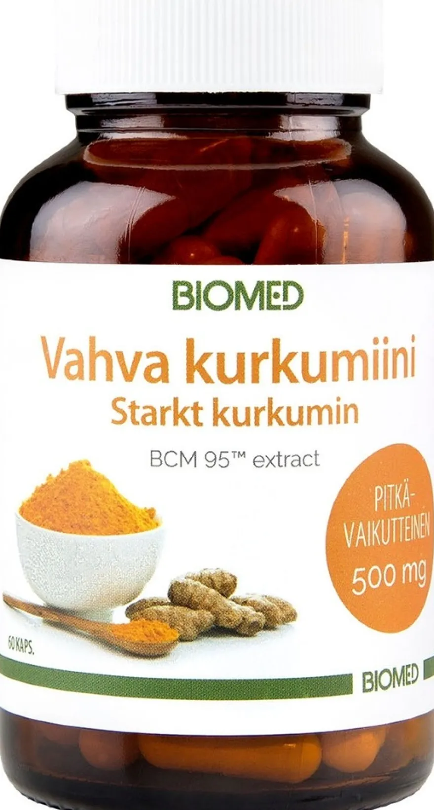 Biomed Vahva Kurkumiini BCM-95®-uute 60 kaps.