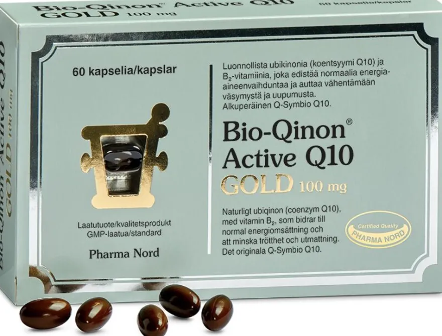 Bio-Qinon® Q10 GOLD 100 mg ravintolisä 60 kaps.