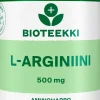 Bioteekki L-Arginiini 500 mg aminohappo ravintolisä 90 tabl.