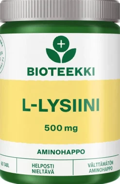 Bioteekki L-Lysiini ravintolisä 60 tabl.