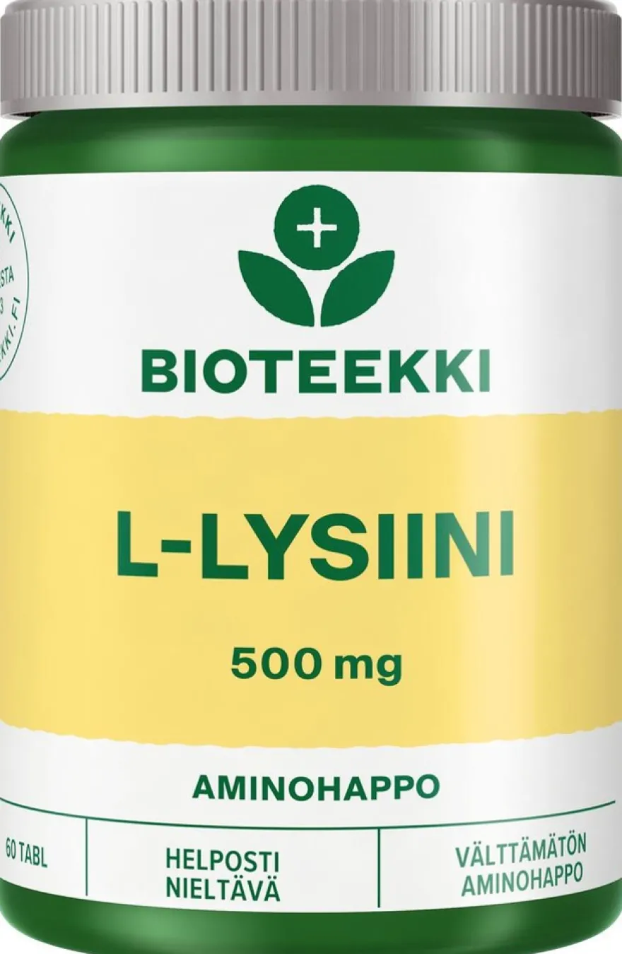 Bioteekki L-Lysiini ravintolisä 60 tabl.
