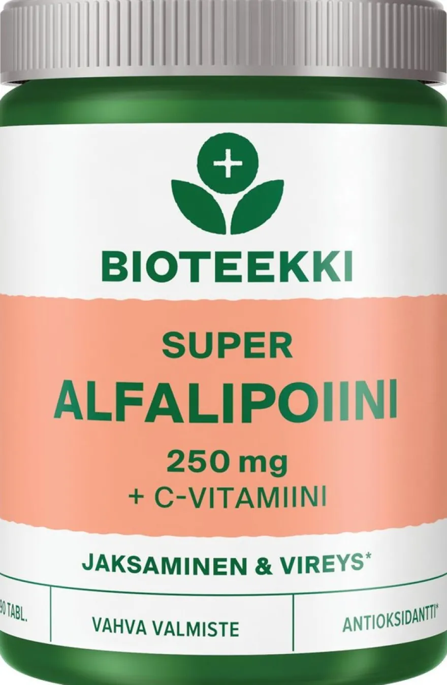 Bioteekki Super Alfalipoiini+C ravintolisä 90 tabl.