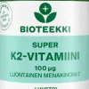 Bioteekki Super K2-vitamiini ravintolisä 60 kaps.