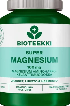 Bioteekki Super Magnesium ravintolisä 100 tabl.