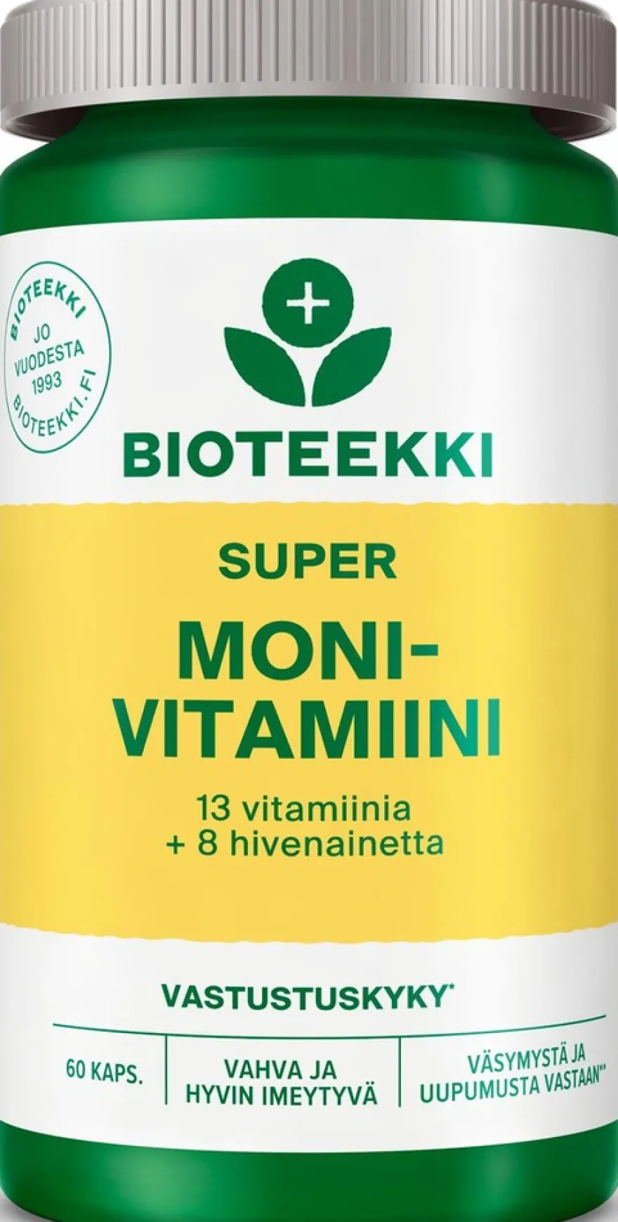Bioteekki Super Monivitamiini ravintolisä 60 kaps.