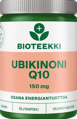 Bioteekki Ubikinoni Q10 150 mg ravintolisä 90 kaps.