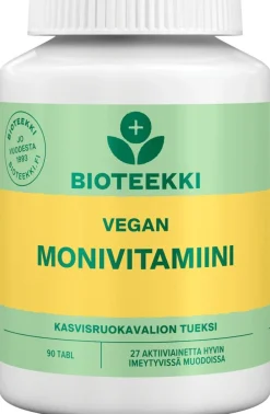 Bioteekki Vegan Monivitamiini 90 tabl.