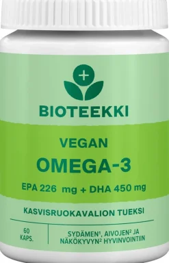 Bioteekki Vegan Omega-3 60 kaps.