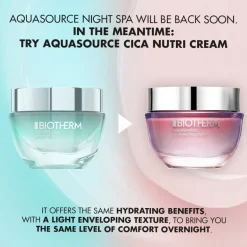 Biotherm Aquasource Night Spa Moisturizing Cream yövoide 50 ml