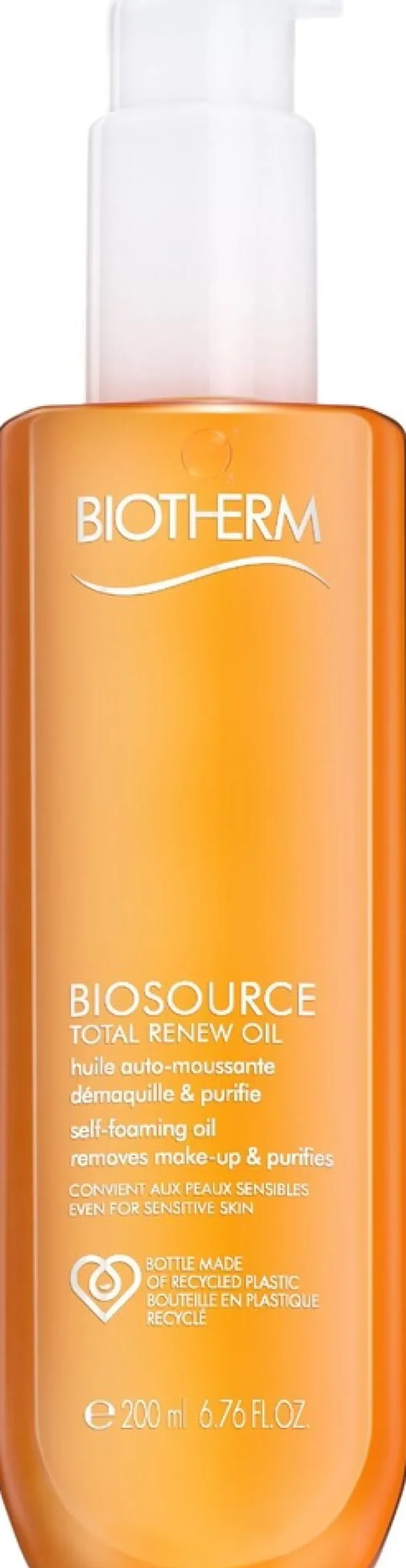 Biotherm Biosource Total Renew Oil Cleanser vaahtoava puhdistusöljy 200 ml